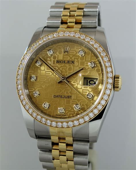 rolex datejust palm dial diamond|Rolex Datejust diamond bezel aftermarket.